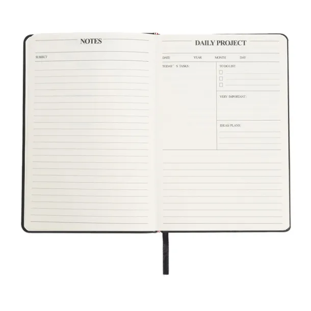 ALLRIGHT planner and notebook set Black