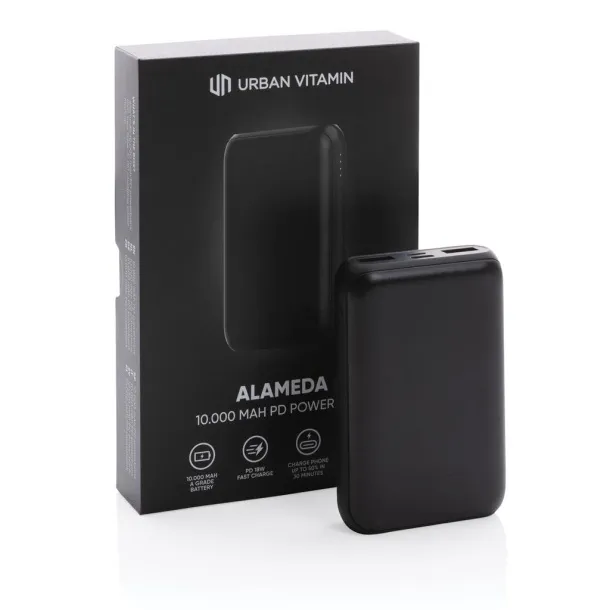  Urban Vitamin Alameda 10.000 mAh 18W PD powerbank - Urban Vitamin Black 