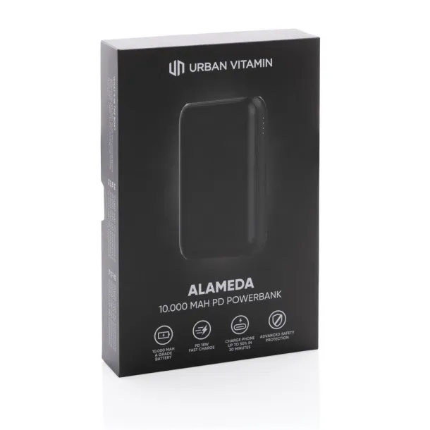  Urban Vitamin Alameda PD prijenosna baterija - 18 W, 10 000 mAh - Urban Vitamin Crna