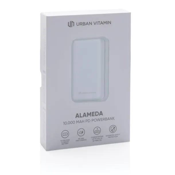  Urban Vitamin Alameda 10.000 mAh 18W PD powerbank - Urban Vitamin White 