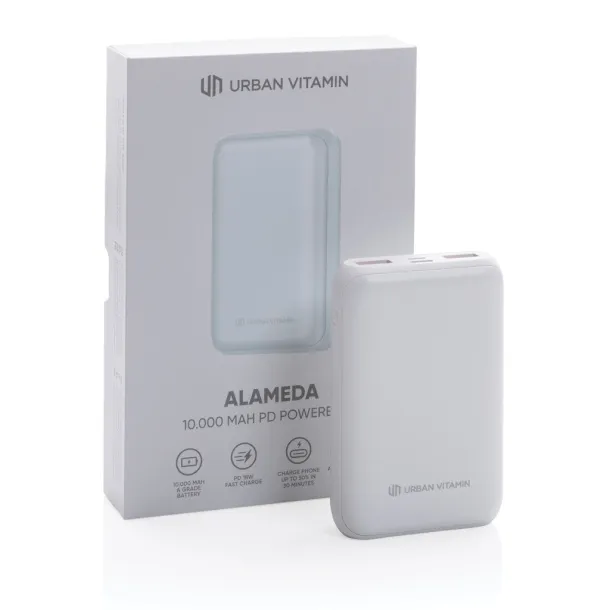  Urban Vitamin Alameda 10.000 mAh 18W PD powerbank - Urban Vitamin White 