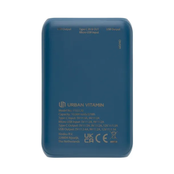  Urban Vitamin Alameda PD prijenosna baterija - 18 W, 10 000 mAh - Urban Vitamin Plava