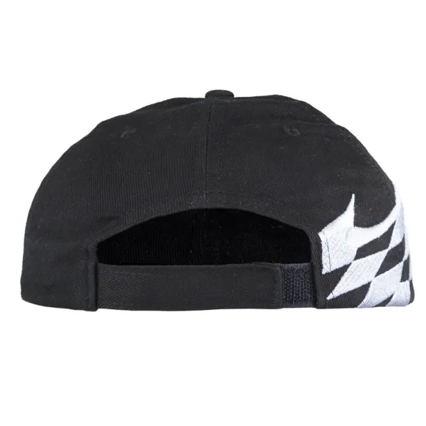 RALLY 6 panel cap Black