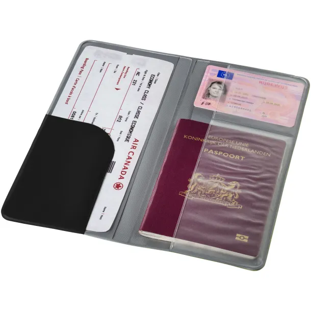 Voyageur travel wallet - Bullet Solid black