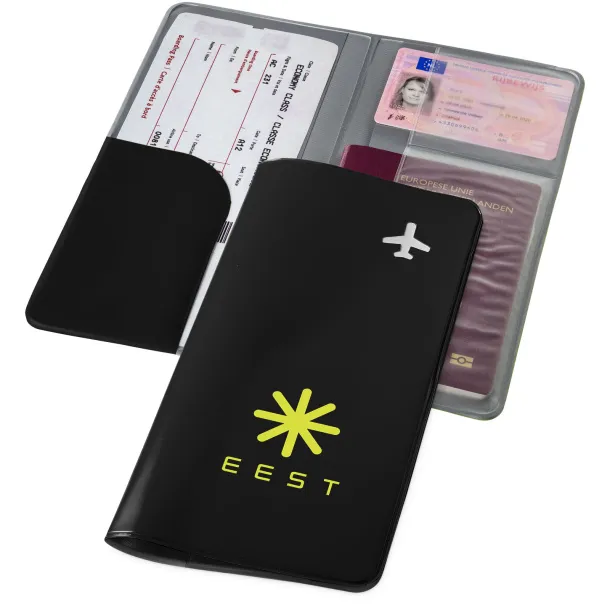 Voyageur travel wallet - Bullet Solid black