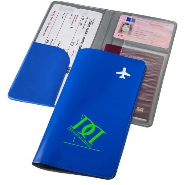 Voyageur travel wallet - Bullet Blue