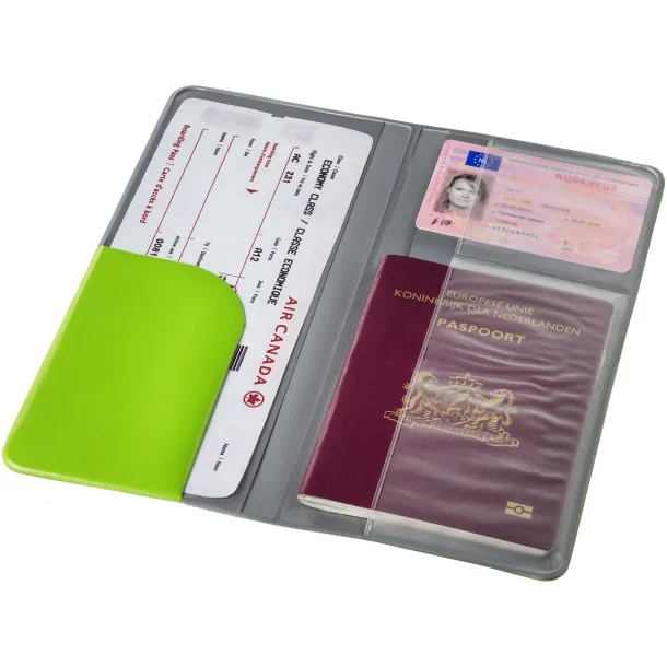 Voyageur travel wallet - Bullet Apple Green