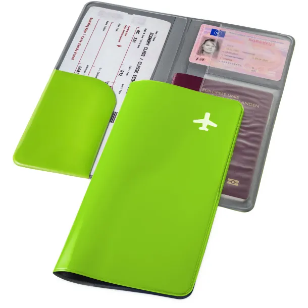 Voyageur travel wallet - Bullet Apple Green