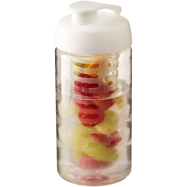 H2O Bop® 500 ml flip lid sport bottle & infuser White White