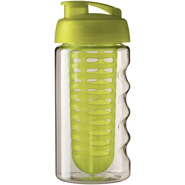 H2O Bop® 500 ml flip lid sport bottle & infuser White Lime