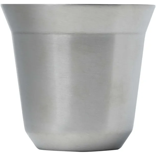 Duo set espresso šalica od RCS nehrđajućeg čelika, 80 ml Srebrna