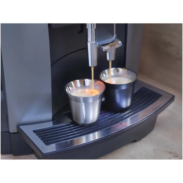 Duo set espresso šalica od RCS nehrđajućeg čelika, 80 ml Srebrna