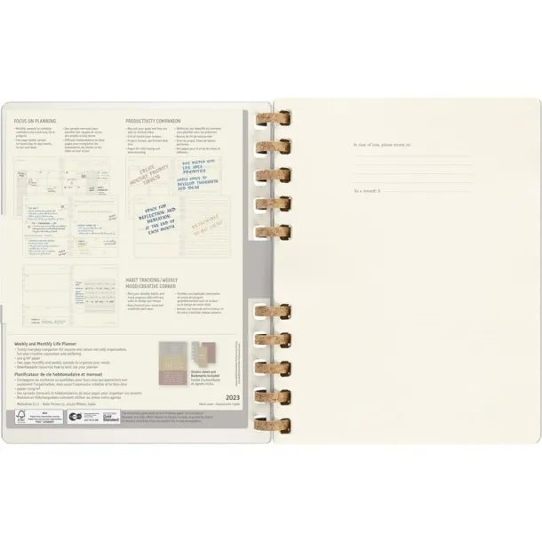  MOLESKINE Solar spiral planner A69F99