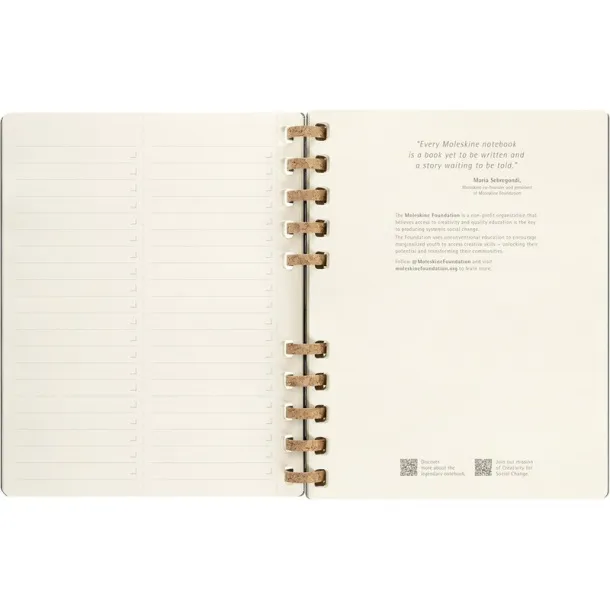  MOLESKINE godišnji spiralni planer black