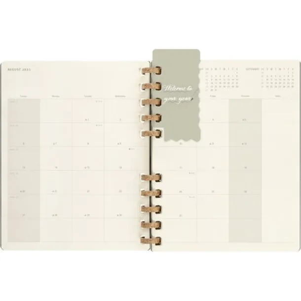  MOLESKINE godišnji spiralni planer black