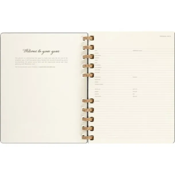  MOLESKINE godišnji spiralni planer black