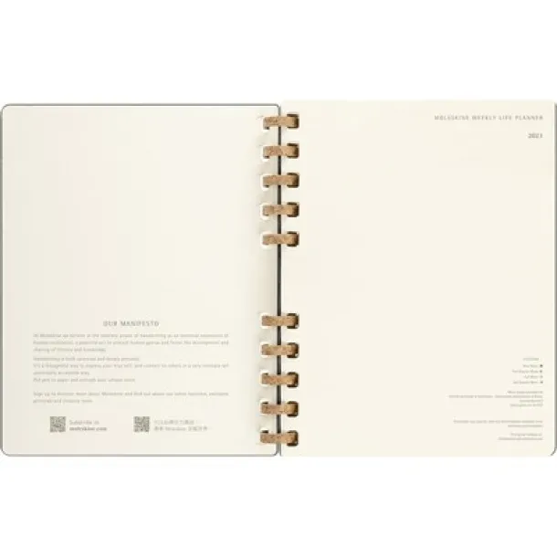  MOLESKINE Solar spiral planner black