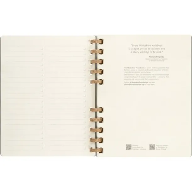  MOLESKINE godišnji spiralni planer black