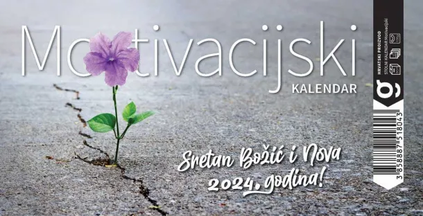  "MOTIVACIJSKI" 13 sheets, format: 20,5x14,5 cm, desk calendar, envelope, P/50 Color