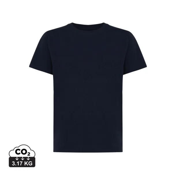  Iqoniq Koli kids lightweight recycled cotton t-shirt - iqoniq navy