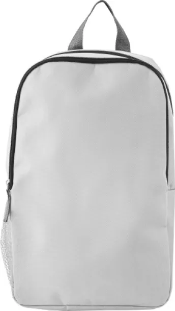 NICHOLAS Polyester (600D) cooler backpack white