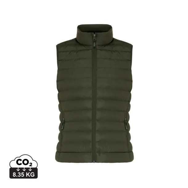  Iqoniq Meru women recycled polyester bodywarmer - iqoniq khaki