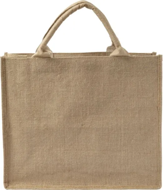 Ridley Jute shopping bag brown