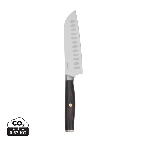 VINGA Tara santoku nož od RCS recikliranog čelika - Vinga steel Crna