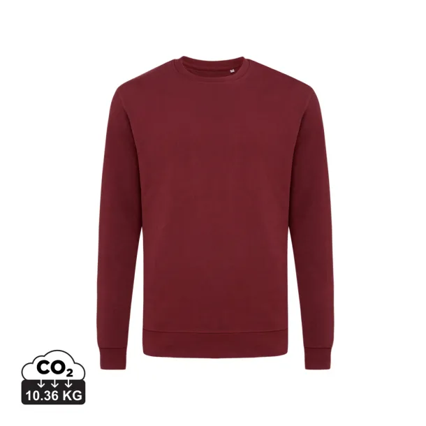  Iqoniq Zion unisex pulover od recikliranog pamuka, 340 g/m² - iqoniq burgundy
