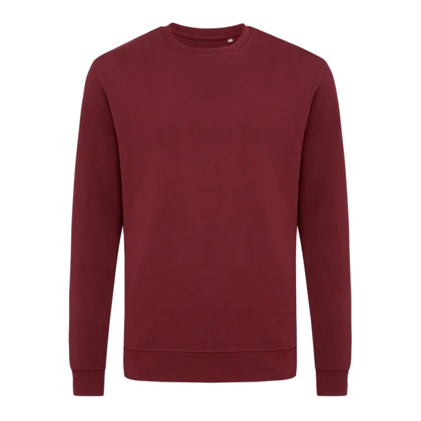 Iqoniq Zion recycled cotton crew neck - iqoniq burgundy