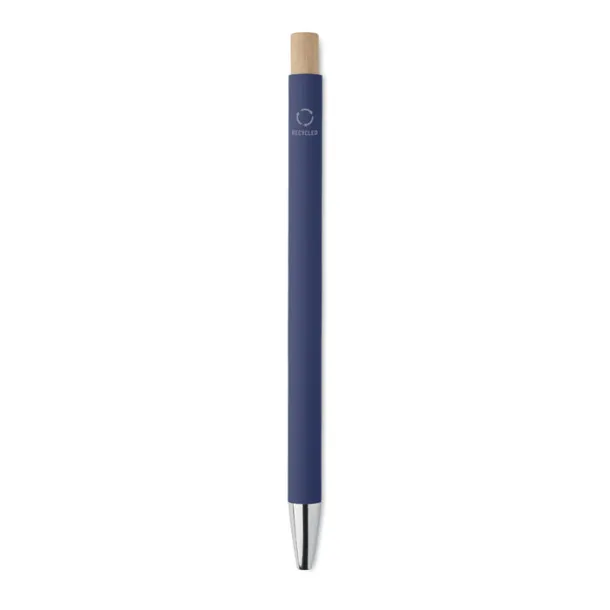 BERGAMO Recycled aluminium ball pen Blue