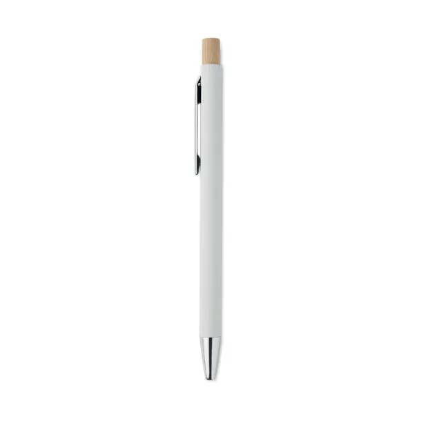 BERGAMO Recycled aluminium ball pen White