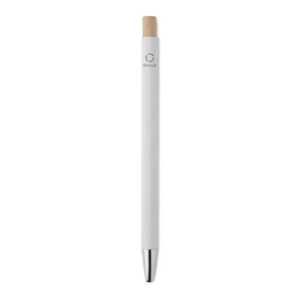 BERGAMO Recycled aluminium ball pen White