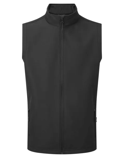 WINDCHECKER® muški reciklirani softshell prsluk - Premier Crna