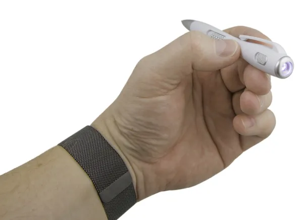  Kemijska olovka s LED svjetlom Bijela