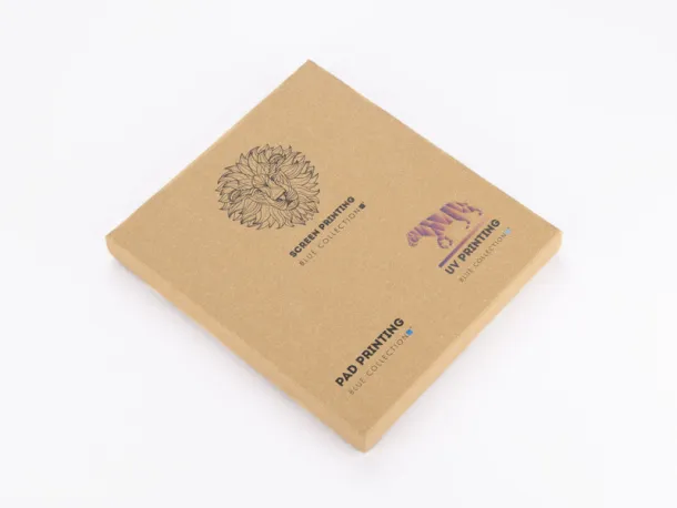 CALMO Set - notebook with pen naturalny