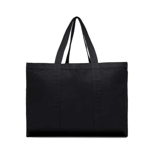  VINGA Hilo AWARE™ recycled canvas maxi tote bag - Vinga Crna