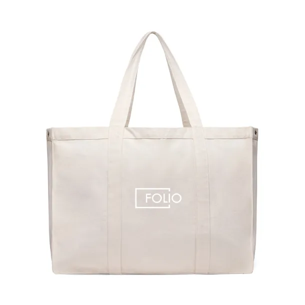  VINGA Hilo AWARE™ recycled canvas maxi tote bag - Vinga off white