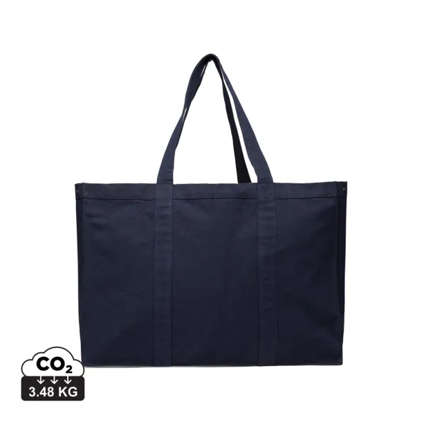  VINGA Hilo AWARE™ recycled canvas maxi tote bag - Vinga blue 