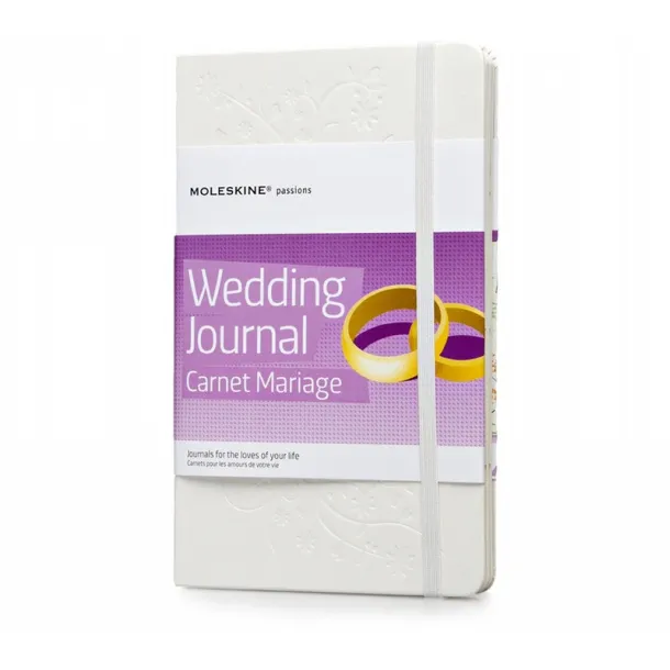  Moleskine Wedding Journal, special notebook Bijela