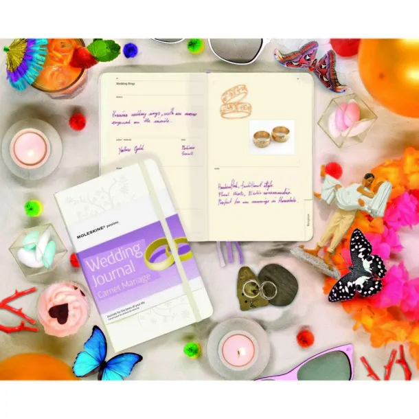  Moleskine Wedding Journal, special notebook Bijela
