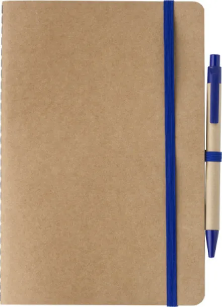 Theodore Recycled carton notebook (A5)  cobalt blue