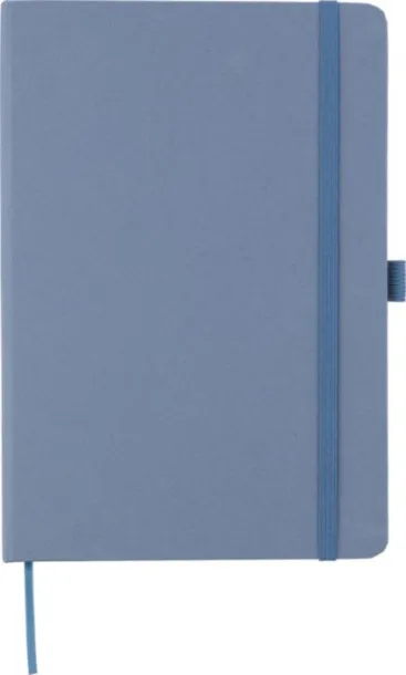 GERTRUD Recycled biowaste and carton notebook A5 Plava
