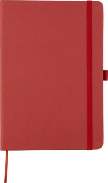 GERTRUD Recycled biowaste and carton notebook A5 red