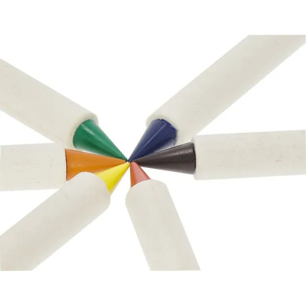  Colour pencil set, eraser, notebook Bijela