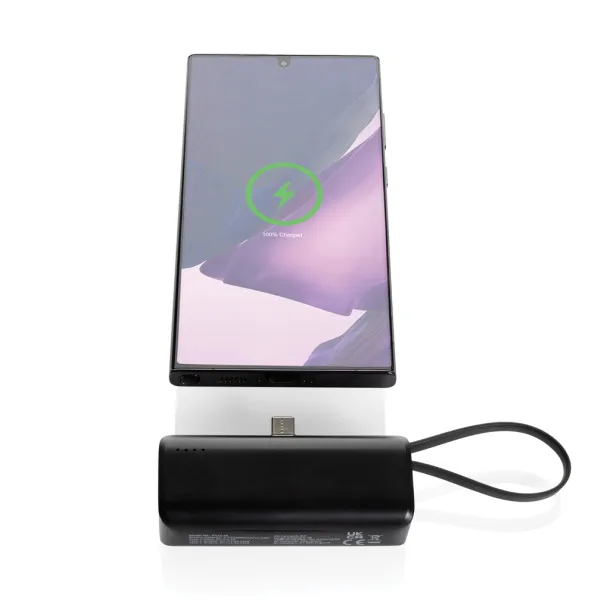  Powerlink RCS prijenosna baterija s USB-C priključkom, 3.000 mAh - XD Collection Crna