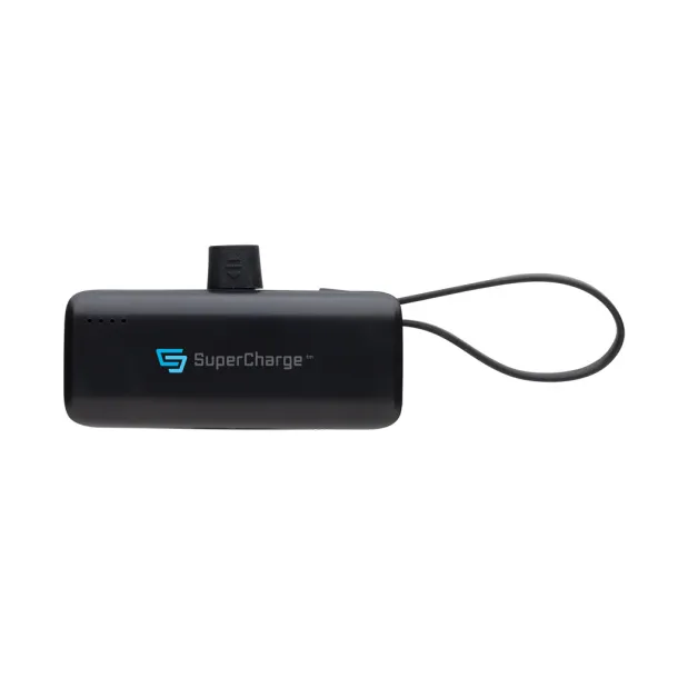  Powerlink RCS rplastic 3000 mah powerbank USB C connector - XD Collection Black