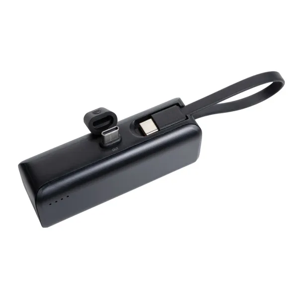  Powerlink RCS rplastic 3000 mah powerbank USB C connector - XD Collection Black