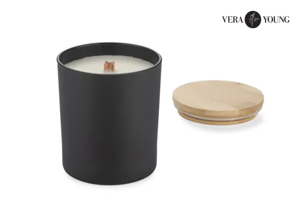  Soybean wax candle 220g - Norwegian Woods (Christmas tree)  - Crna