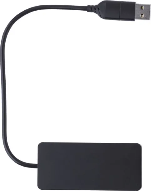  Recycled aluminium USB Hub Layton black